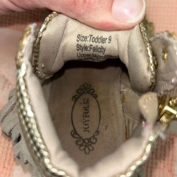 Joyfolie fringe booties sz 9 - Picture 6 of 6